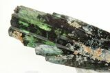 Gemmy, Blue-Green Vivianite Crystal Cluster - Brazil #208695-2